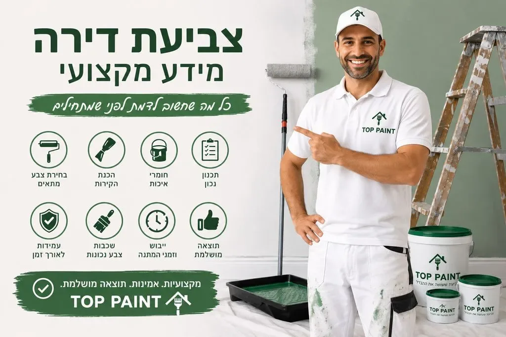 צביעת דירה - מידע מקצועי